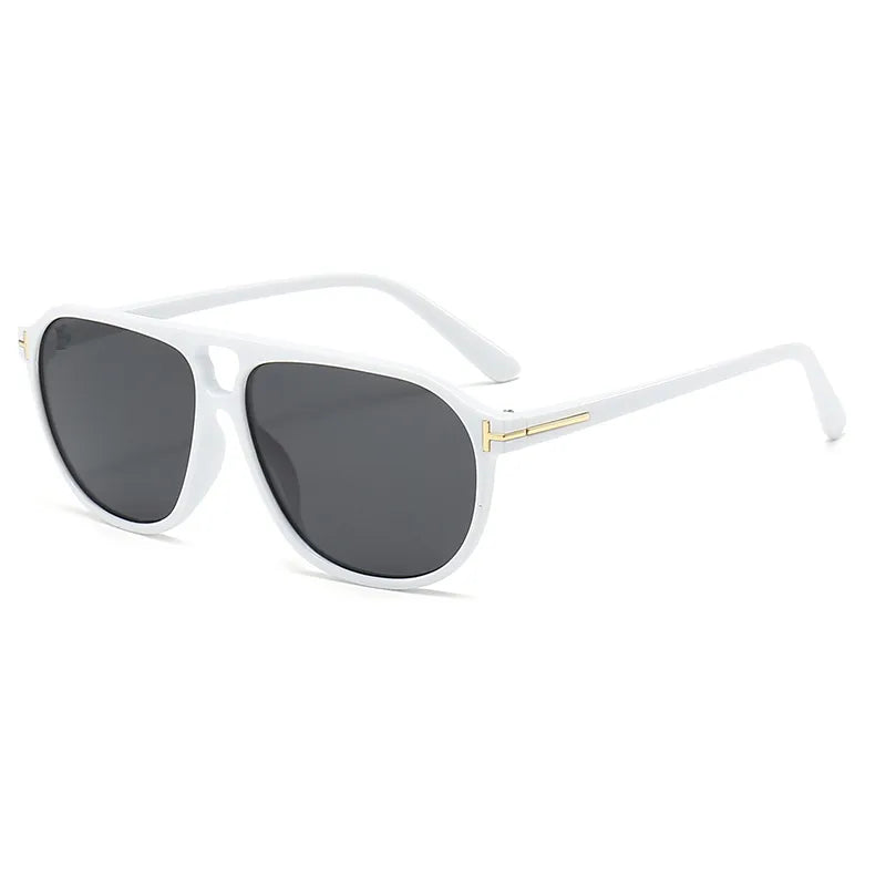 IG Style Retro Streetwear Solid Color Pc Square Full Frame Men's Sunglasses