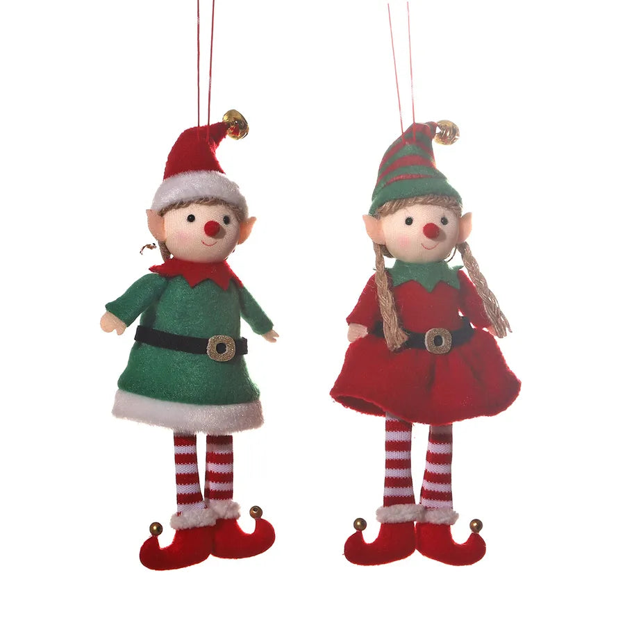 Christmas Pastoral Cartoon Character Indoor Party Hanging Ornaments