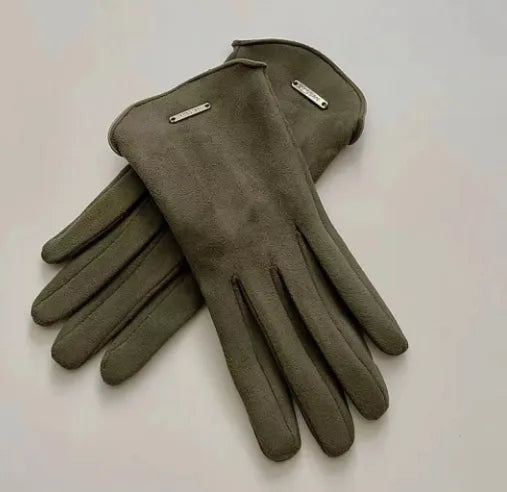 Women's Casual Elegant Simple Style Solid Color Gloves
