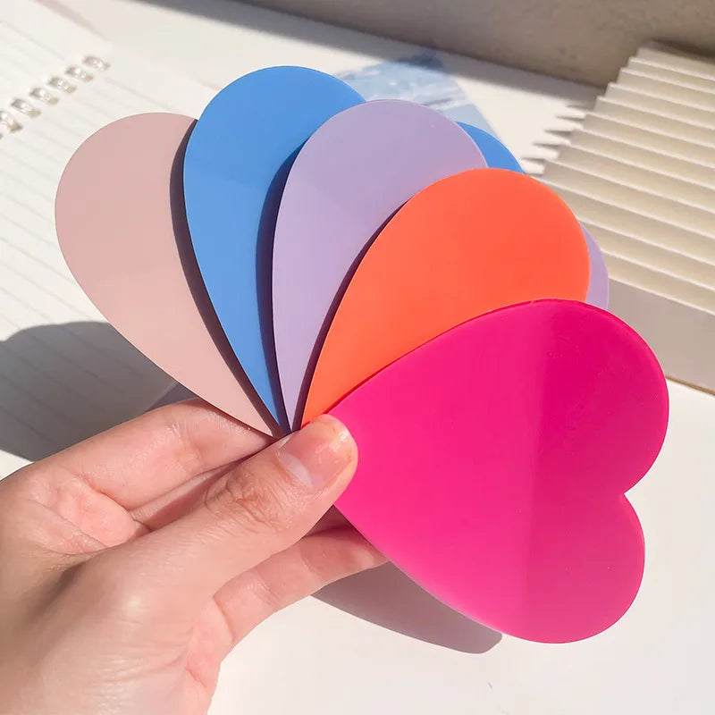 1 set solid color learning paper cute sticky note