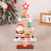 Minguan Christmas Decorations Wooden Desktop Ornaments Restaurant Bar Decorative Crafts Festive Country European Cartoon Style