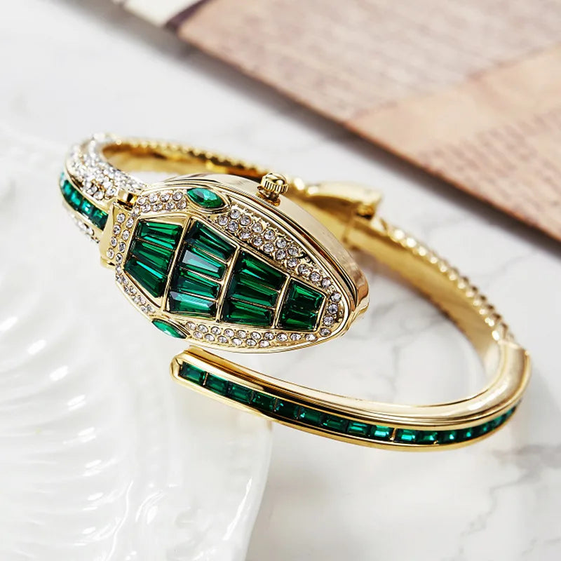 Glam Classic Style Snake Quartz Watch Women's Watches