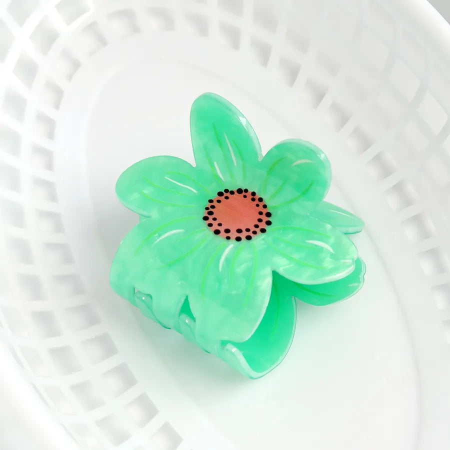 Lady Sweet Women's Flower Acrylic Hair Claws