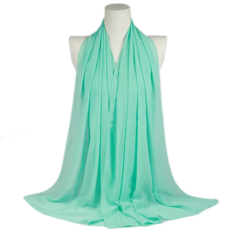 Unisex Basic Simple Style Solid Color Polyester Kerchief
