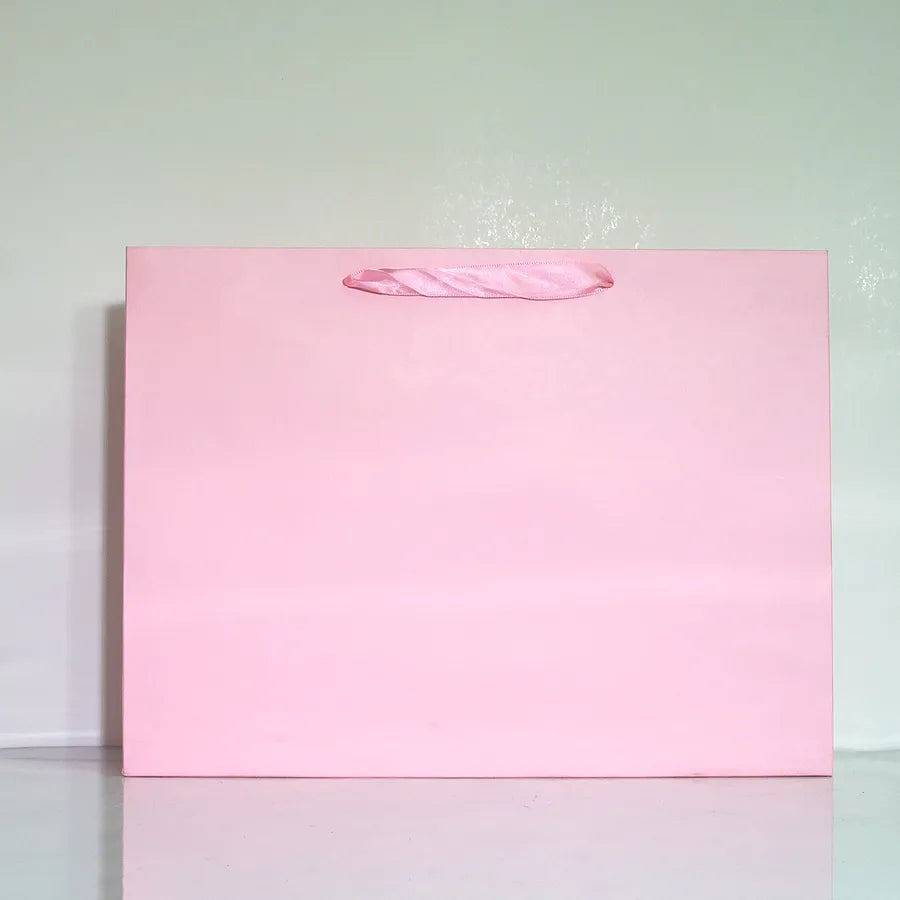 Simple Style Solid Color Paper Gift Bag