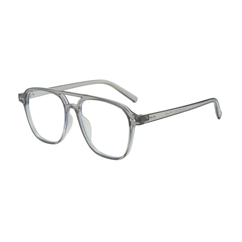 Casual Retro Streetwear Solid Color Pc Square Full Frame Men's Sunglasses
