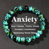 Natural Stone Bracelet Turquoise Color Fashion Bracelet for Men and Women High-Quality Single Product  Xiyin Hot Selling Supply Wholesale