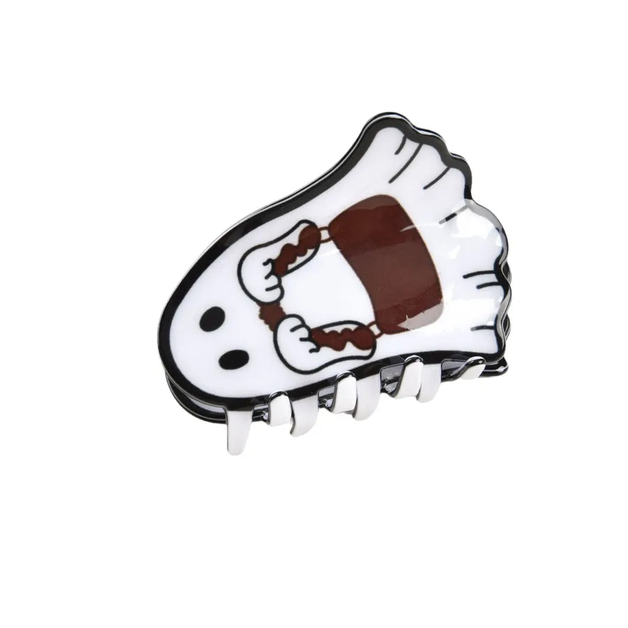 lady halloween pattern pvc hair claws