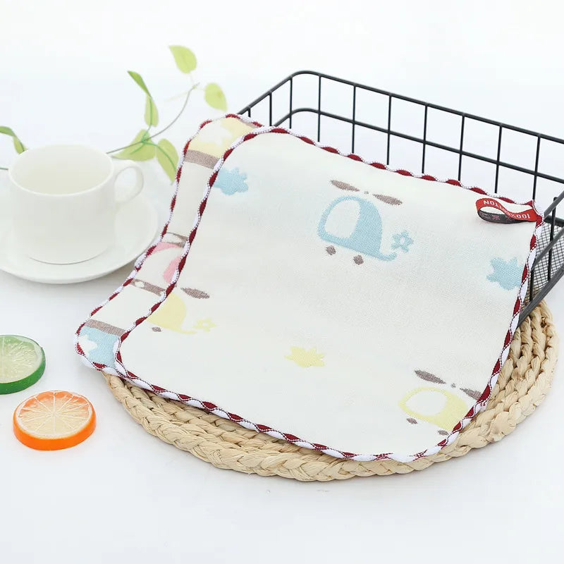 Cute Cartoon Cotton Burp Cloths Baby Accessories