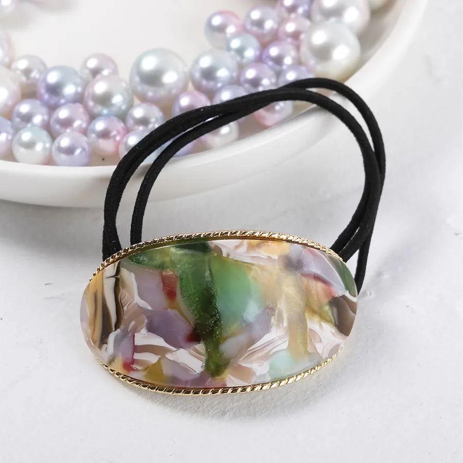 Elegant Women's Geometric Plastic/Resin Hair Tie