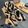 women's retro simple style geometric polyester scarf