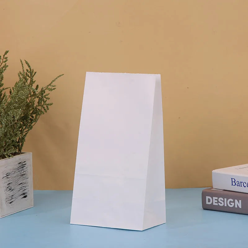 fashion solid color paper festival gift bags