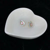 1 Pair Casual Romantic Simple Style Water Droplets Shell Plating Inlay 304 Stainless Steel Shell 18K Gold Plated Ear Studs