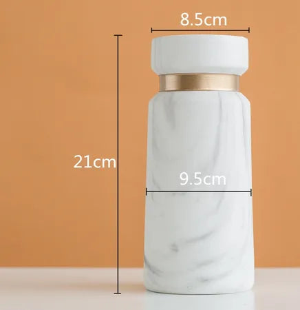 Casual Classic Style Geometric ceramics Vase Artificial Decorations