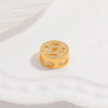 1 Piece 8.8*8.8mm Hole 6~9.9mm 925 Sterling Silver Zircon 22K Gold Plated Rhodium Plated Round Jewelry Accessories