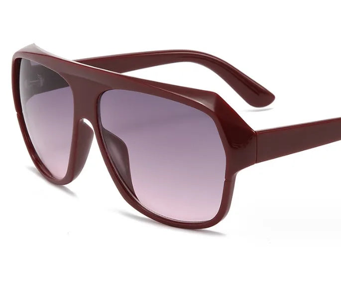 modern style solid color pc toad glasses full frame men's sunglasses