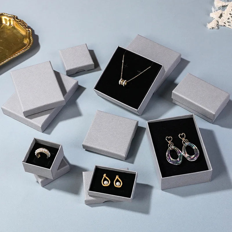 1 Piece Paper Simple Style Classic Style Holiday Daily Solid Color Jewelry Boxes