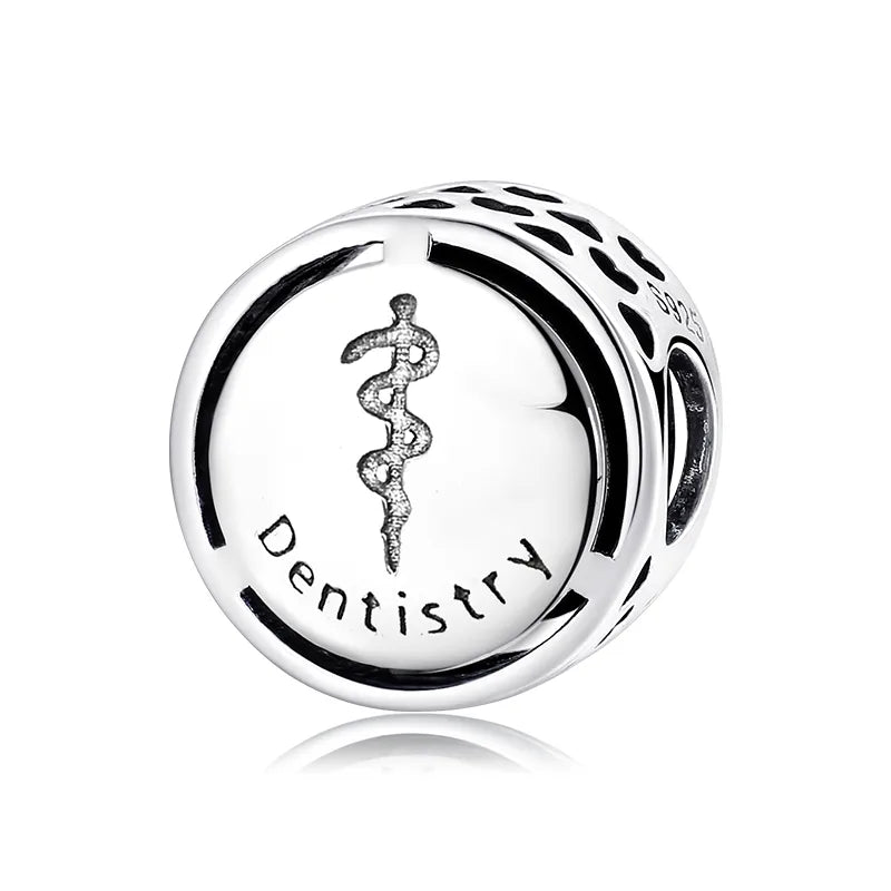1 Piece 925 Sterling Silver Geometric Round Jewelry Accessories