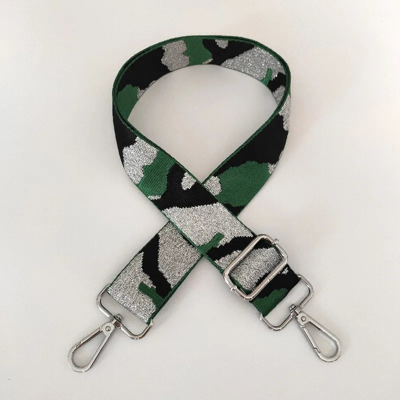 new wide camouflage webbing adjustable shoulder messenger long strap