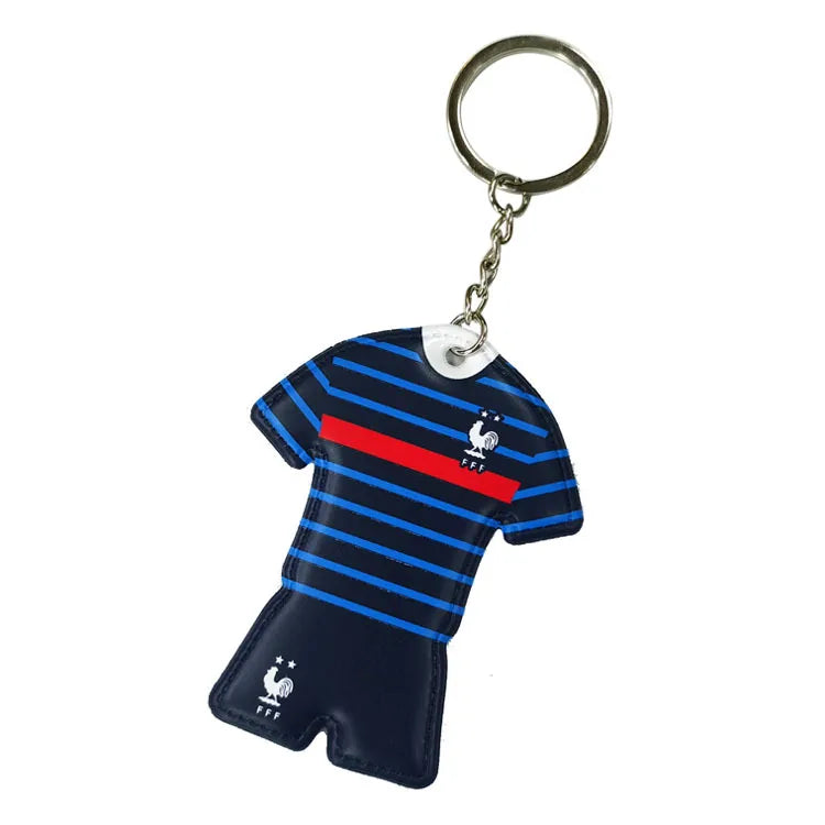 1 Piece Streetwear Color Block Football Player Plastic Unisex Keychain