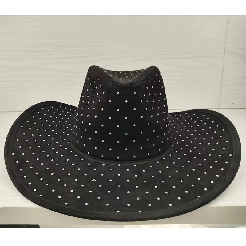 Men's Retro Ethnic Style Solid Color Big Eaves Fedora Hat