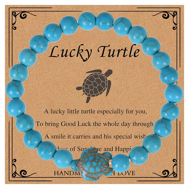 Casual Cute Tropical Tortoise natural stone Bracelets In Bulk