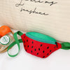 Kid'S Nylon Fruit Cute Oval Zipper Fanny Pack