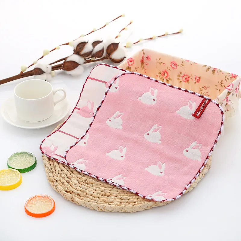 Cute Cartoon Cotton Burp Cloths Baby Accessories