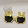 Sweet Simple Style Solid Color Resin Special-Shaped Mirror Full Frame Kids Sunglasses