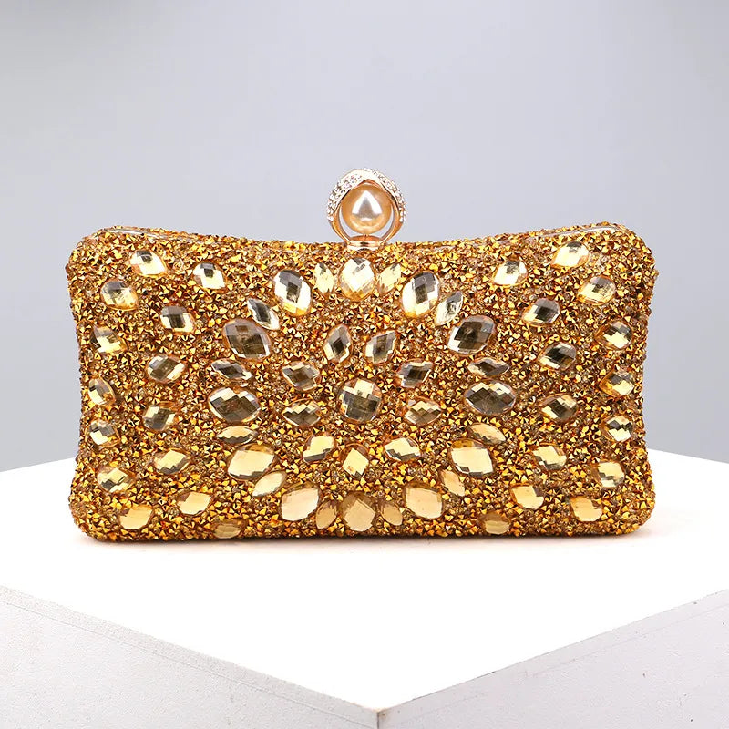 green blue pink pu leather polyester flower pillow shape evening bags