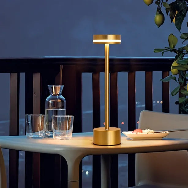 Modern Simple Iron Art Creative I-Shaped Night Light Bedroom Bedside Warm Touch LED Desk Lamp
