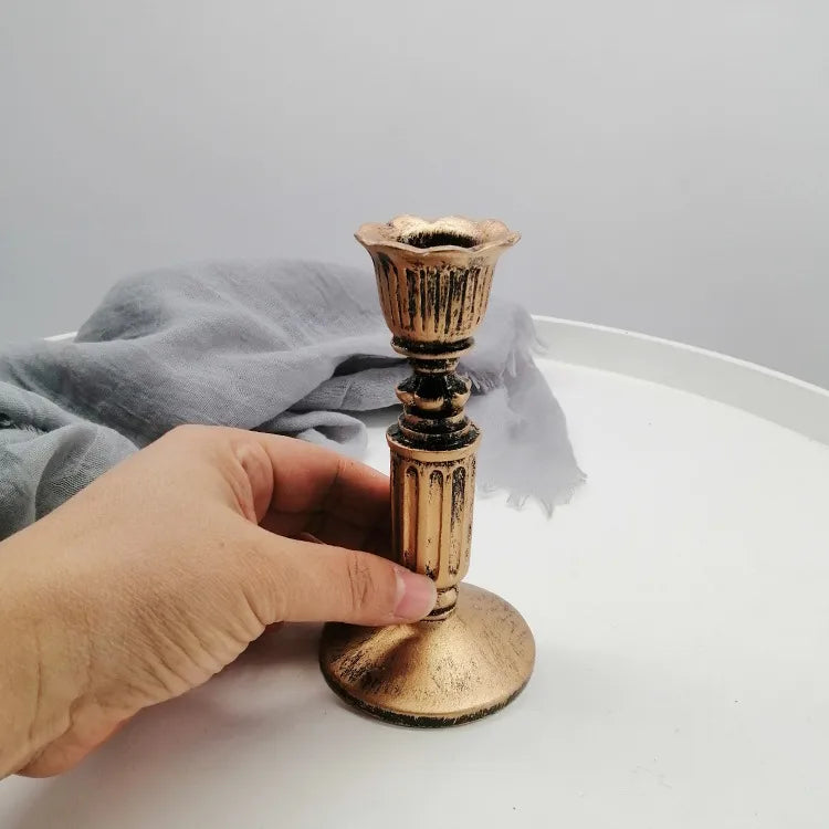 European-style Classical Aromatherapy Candle Holder Decoration Ornaments Bar Restaurant Decorations European-style Retro Nostalgic Shooting Props