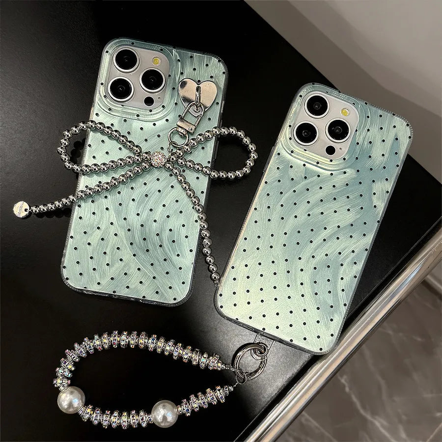 tpu Polka Dots Bow Knot Lady Modern Style Phone Cases Phone Accessories