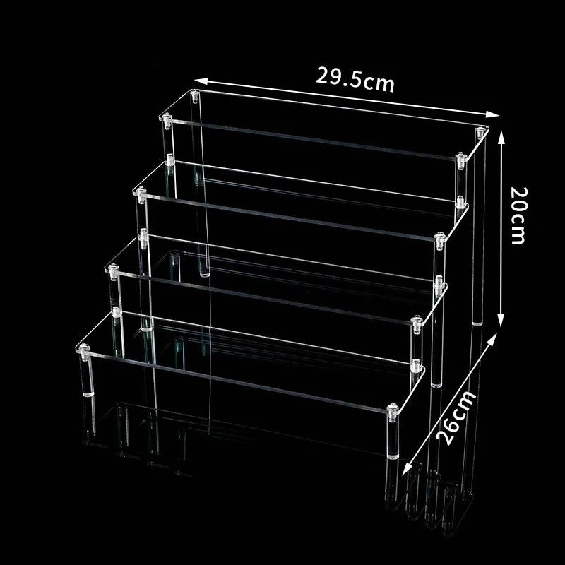 1 Piece Arylic Simple Style Transparent Jewelry Display