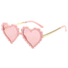 New children's heart-shaped sunglasses cute heart-shaped sunglasses children's heart-shaped sunglasses fashion girls' sunglasses
