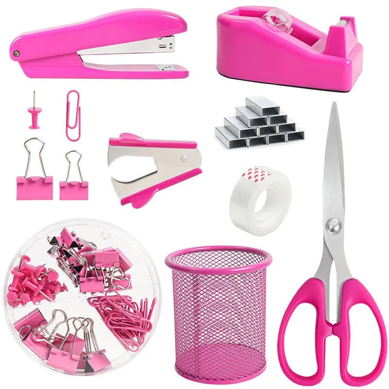 Solid Color Plastic Learning Simple Style Stationary Sets
