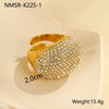 Wholesale Jewelry IG Style Elegant Exaggerated Pentagram Heart Shape 304 Stainless Steel Open Rings