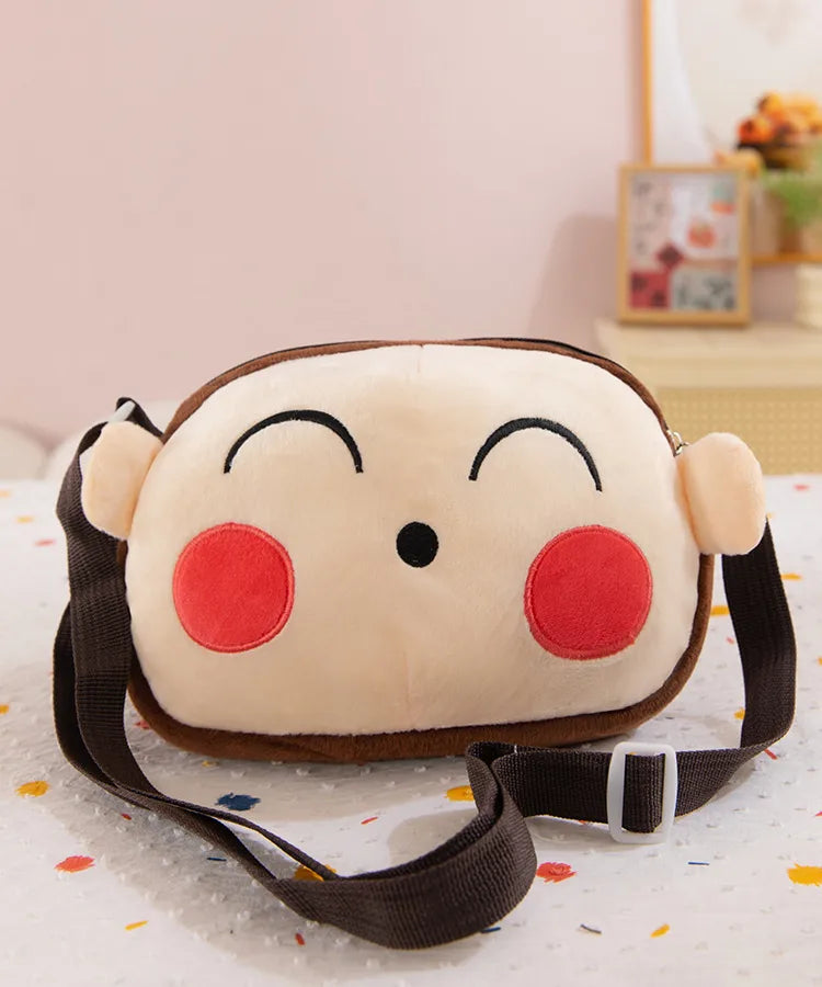 Cute children's cute zoo lion tiger series slung bag doll machine children's fun single back wholesale