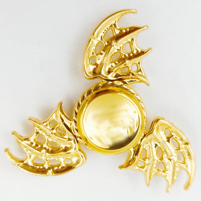 creative zinc alloy bronze hand spinner finger rotating decompression toy
