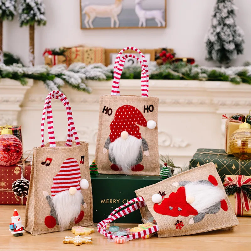 Christmas Retro Rudolf Nonwoven Polyester Party Gift Wrapping Supplies