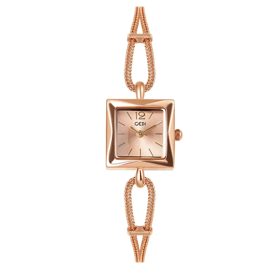 casual square jewelry buckle quartz women's watches