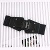 fashion solid color pu leather plastic women's corset belts 1 piece