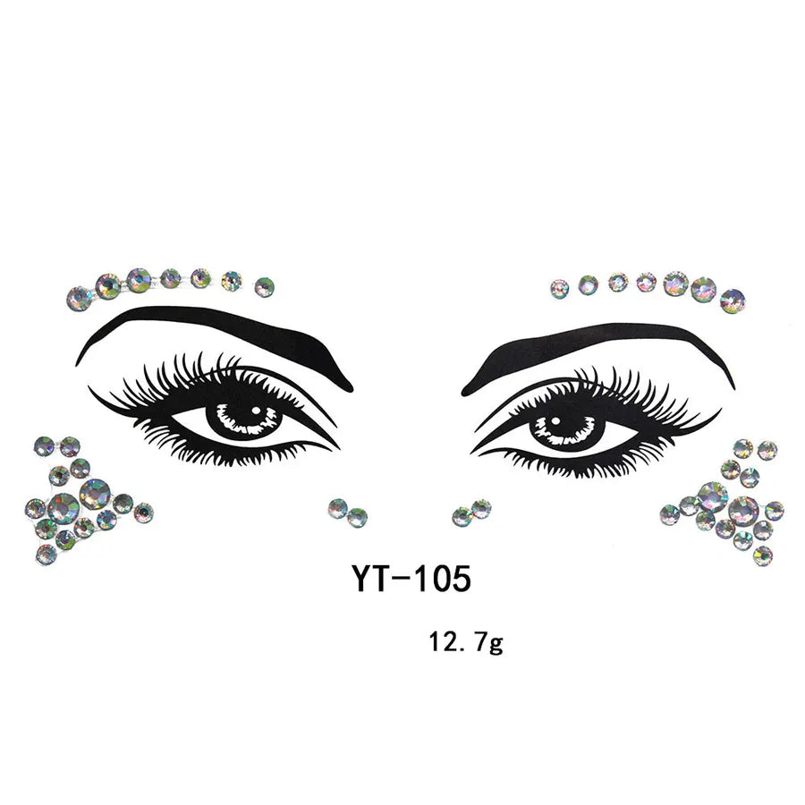 water droplets arylic tattoos & body art 1 piece