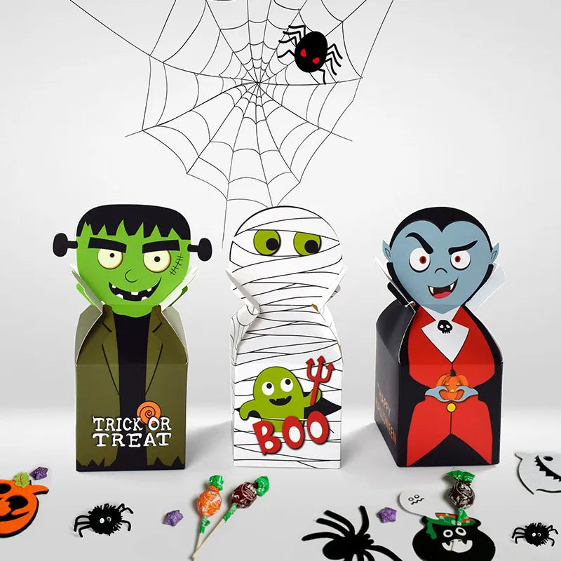 Halloween Cartoon Style Monster Ghost Party Festival Gift Wrapping Supplies