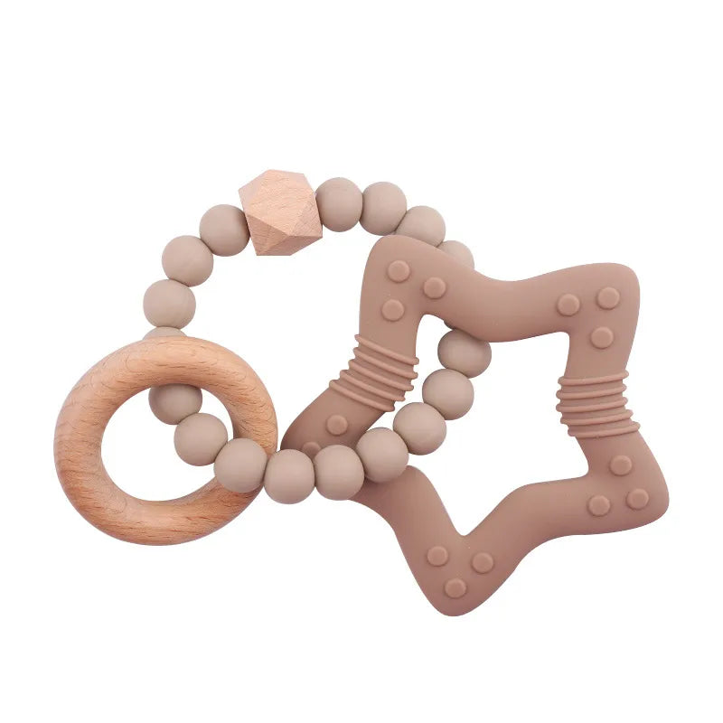 Cute Star Beech Silica Gel Baby Accessories