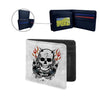 Men's Skull Pu Leather Flip Cover Wallets