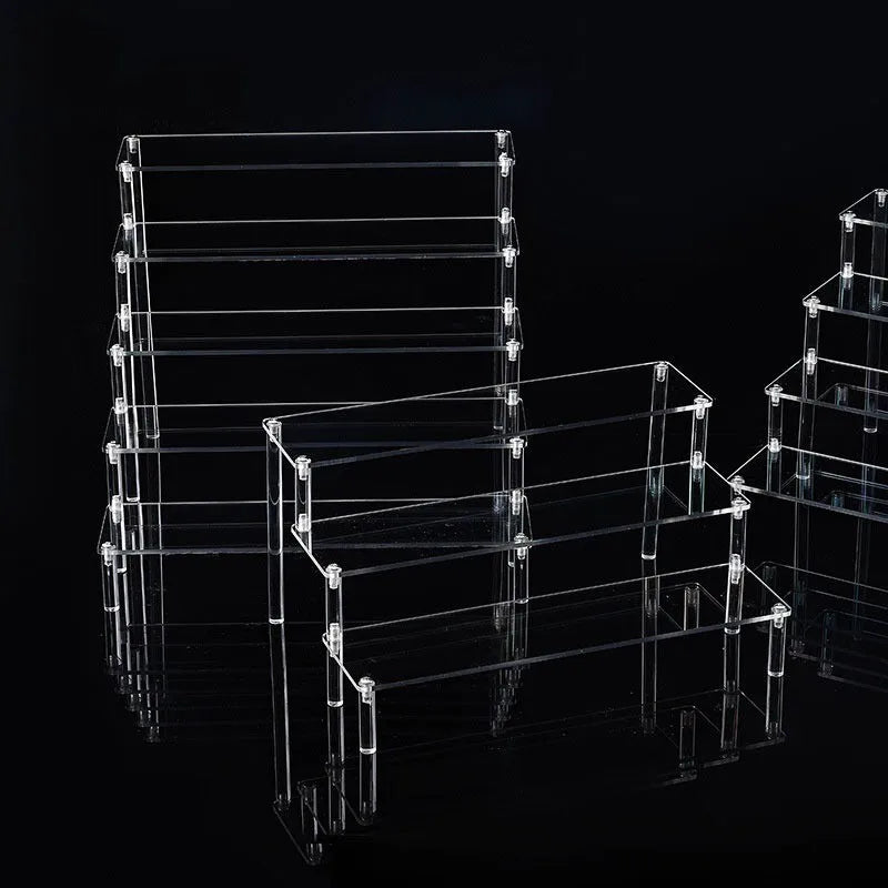 1 Piece Arylic Simple Style Transparent Jewelry Display