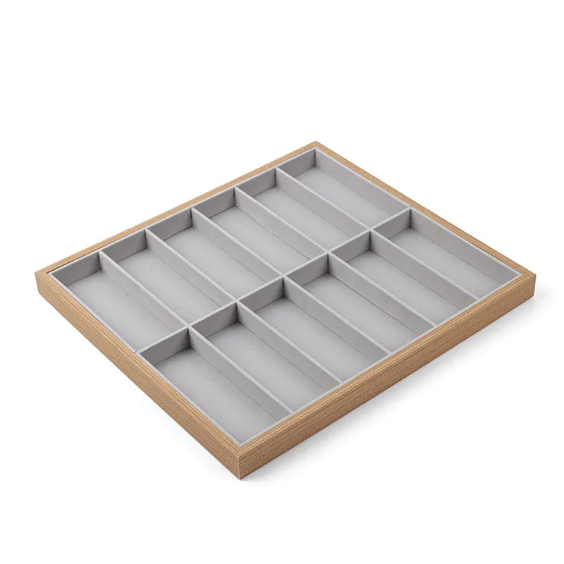 1 Piece Density plate Wood Simple Style Classic Style Square Glasses Display Plate Jewelry Rack