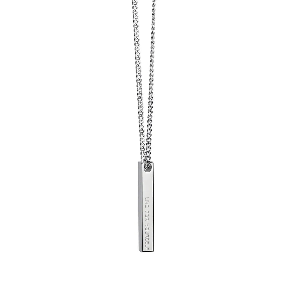 Hip-Hop Retro Solid Color 304 Stainless Steel Polishing 18K Gold Plated Men's Pendant Necklace