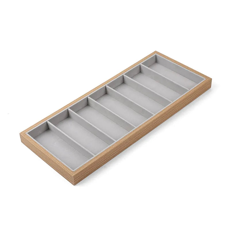1 Piece Density plate Wood Simple Style Classic Style Square Glasses Display Plate Jewelry Rack